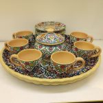 سرویس قهوه خوری مینا کاری