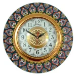 ساعت دیواری مدل میناکاری کد 02