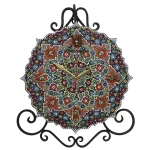 ساعت میناکاری دست نگار طرح فرفروژه