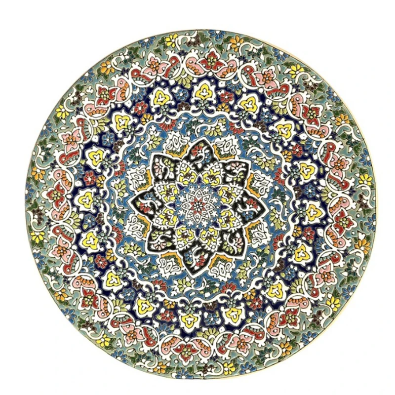 میناکاری-مدل-اسلیمی-کد-b30.webp بشقاب میناکاری مدل اسلیمی کد b30 - تصویر 1